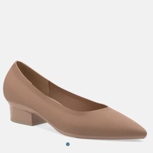 Pashion Footwear Latte Knit Pump